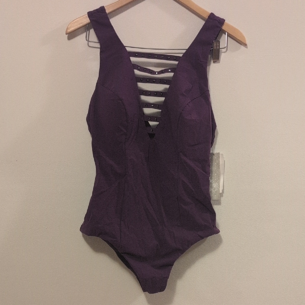 Purple Women's One Piece Swimsuit